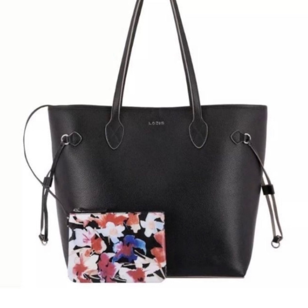 Lodi’s Bliss Leather Tote With Wristlet Handbag